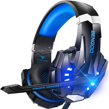 BENGOO G9000 Stereo Gaming Headset for PS4 PC Xbox One PS5 Controller, Noise Cancelling Over Ear Hea